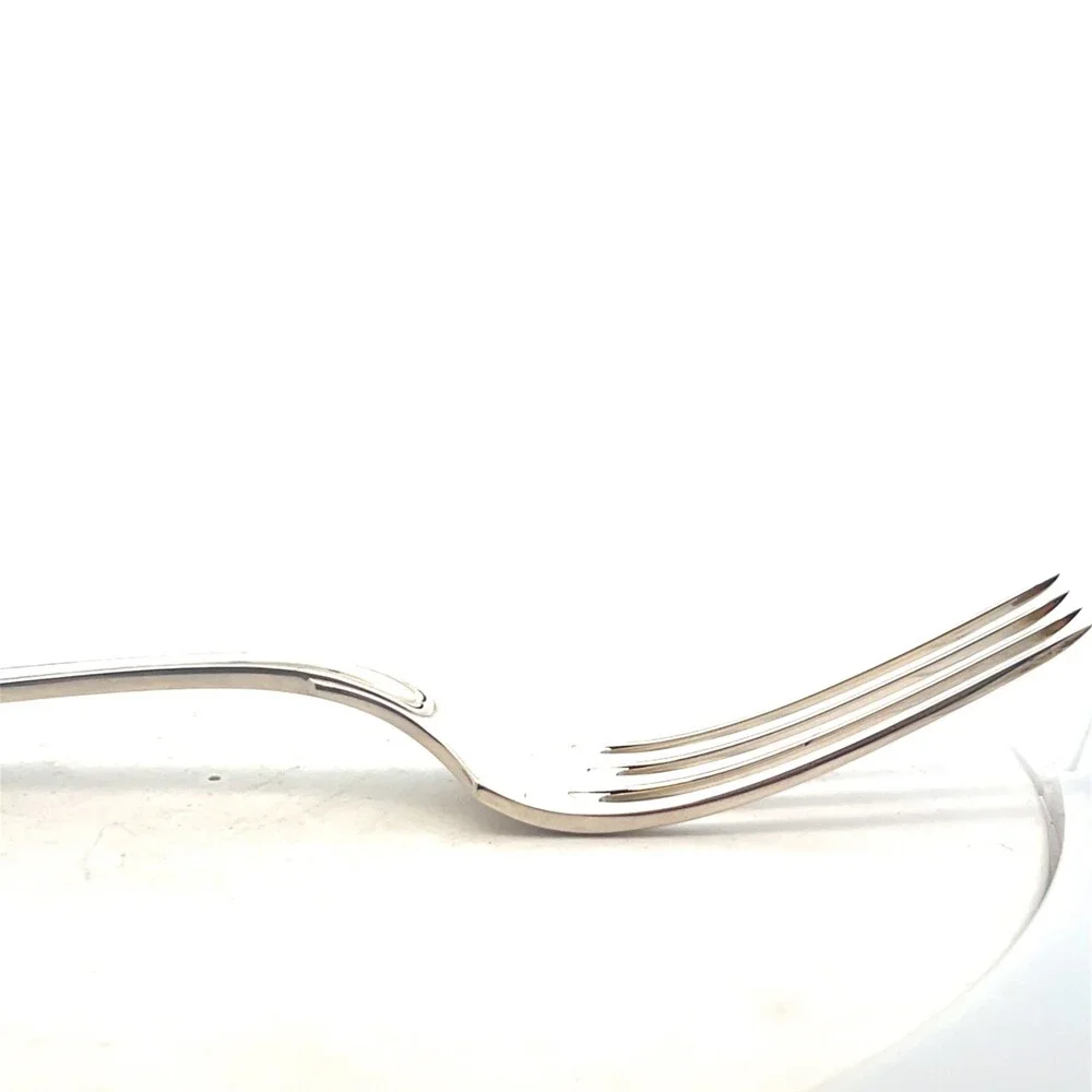 Buccellati 925 Sterling Silver Milano Pattern Italian Flatware Dinner Fork